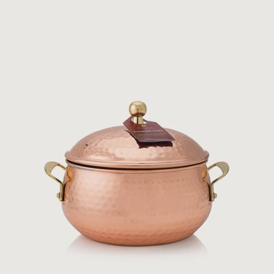 Simmered Cider Copper Pot