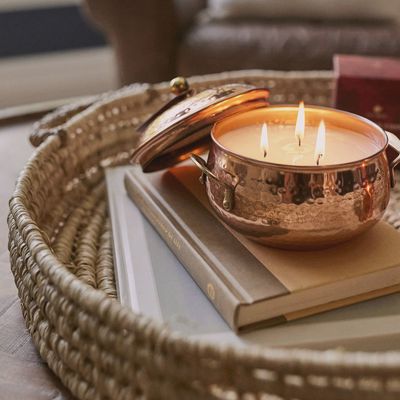 Simmered Cider Copper Pot