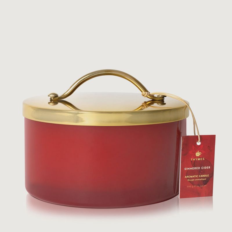 Simmered Cider Harvest Red 4 Wick Candle