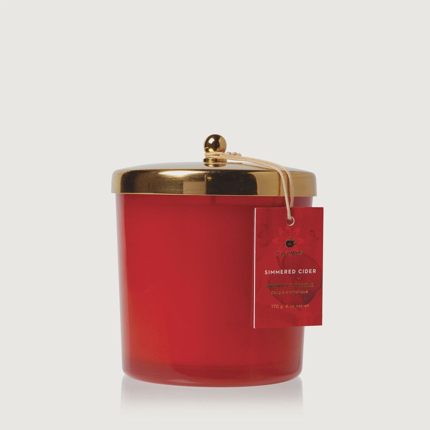 Simmered Cider Poured Harvest Red Candle