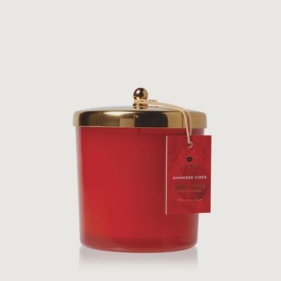 Simmered Cider Poured Harvest Red Candle
