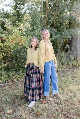 Plaid Tiered Skirt