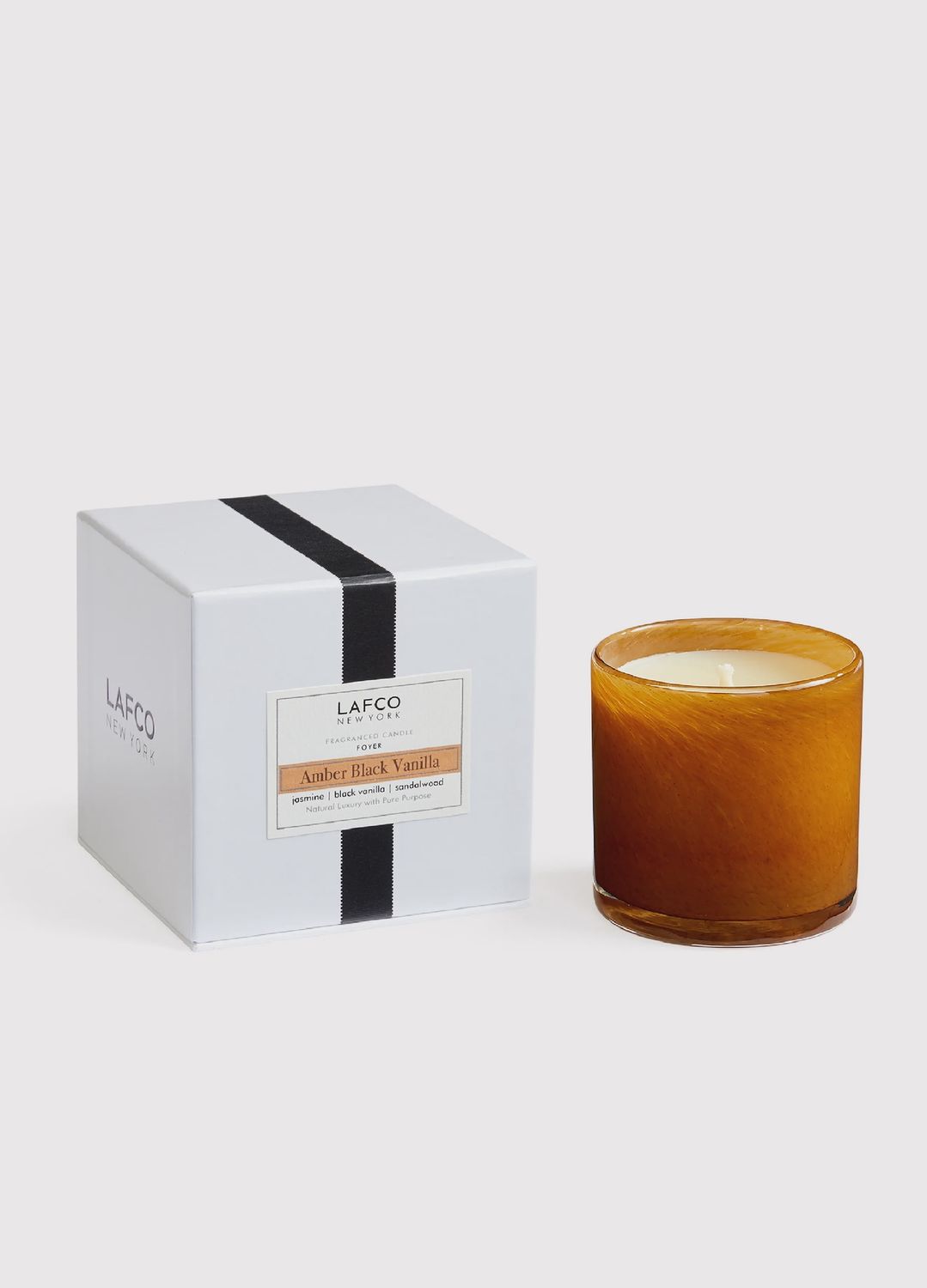Amber Black Vanilla Classic Candle