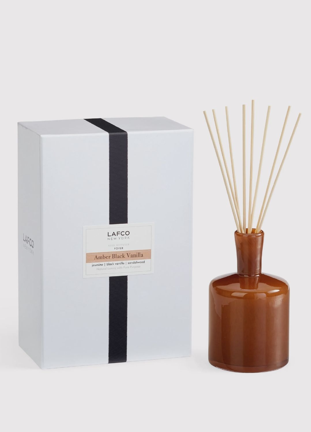 Amber Vanilla Black 15oz Reed Diffuser