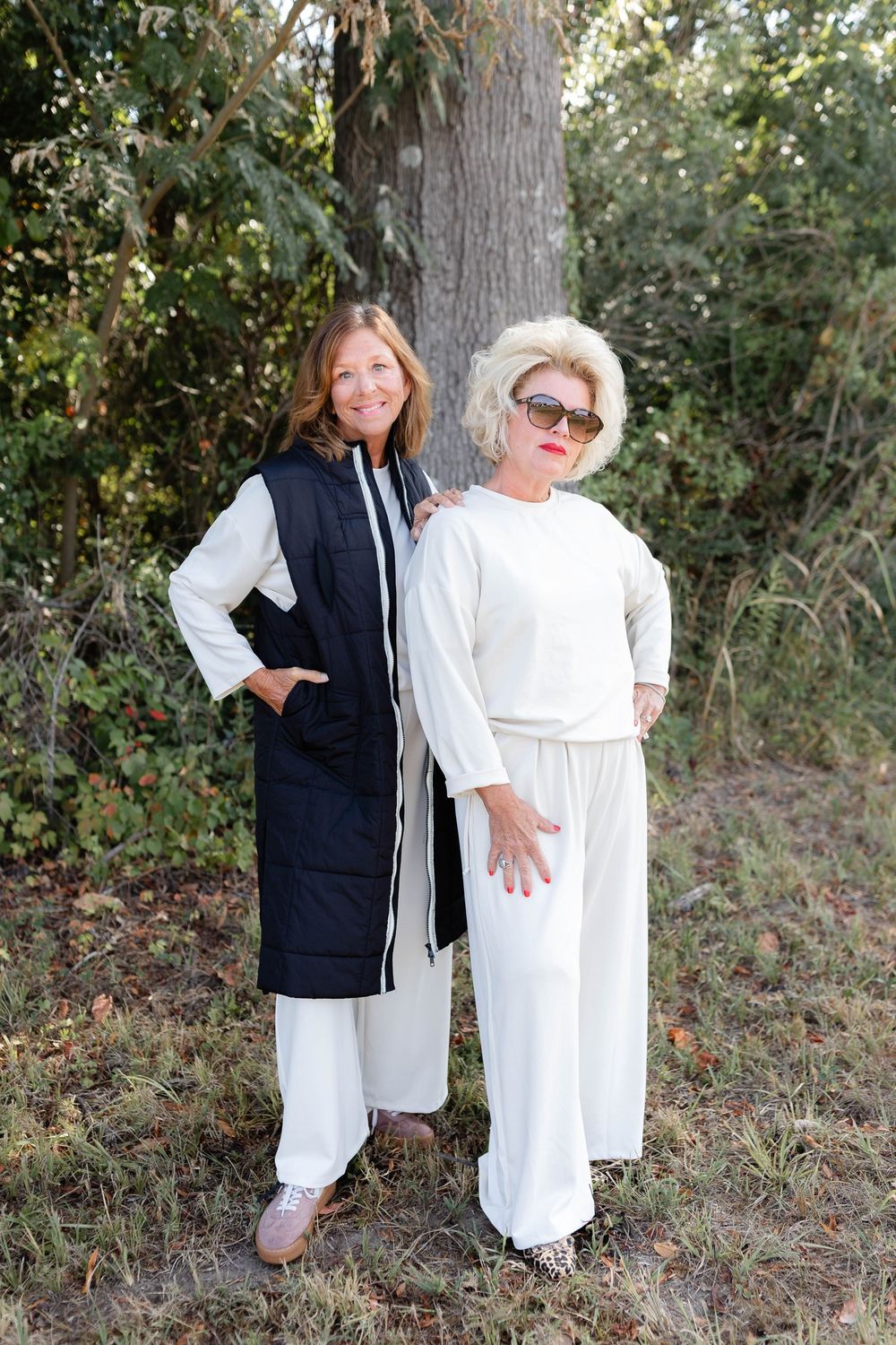 Ivory Pleated Pants