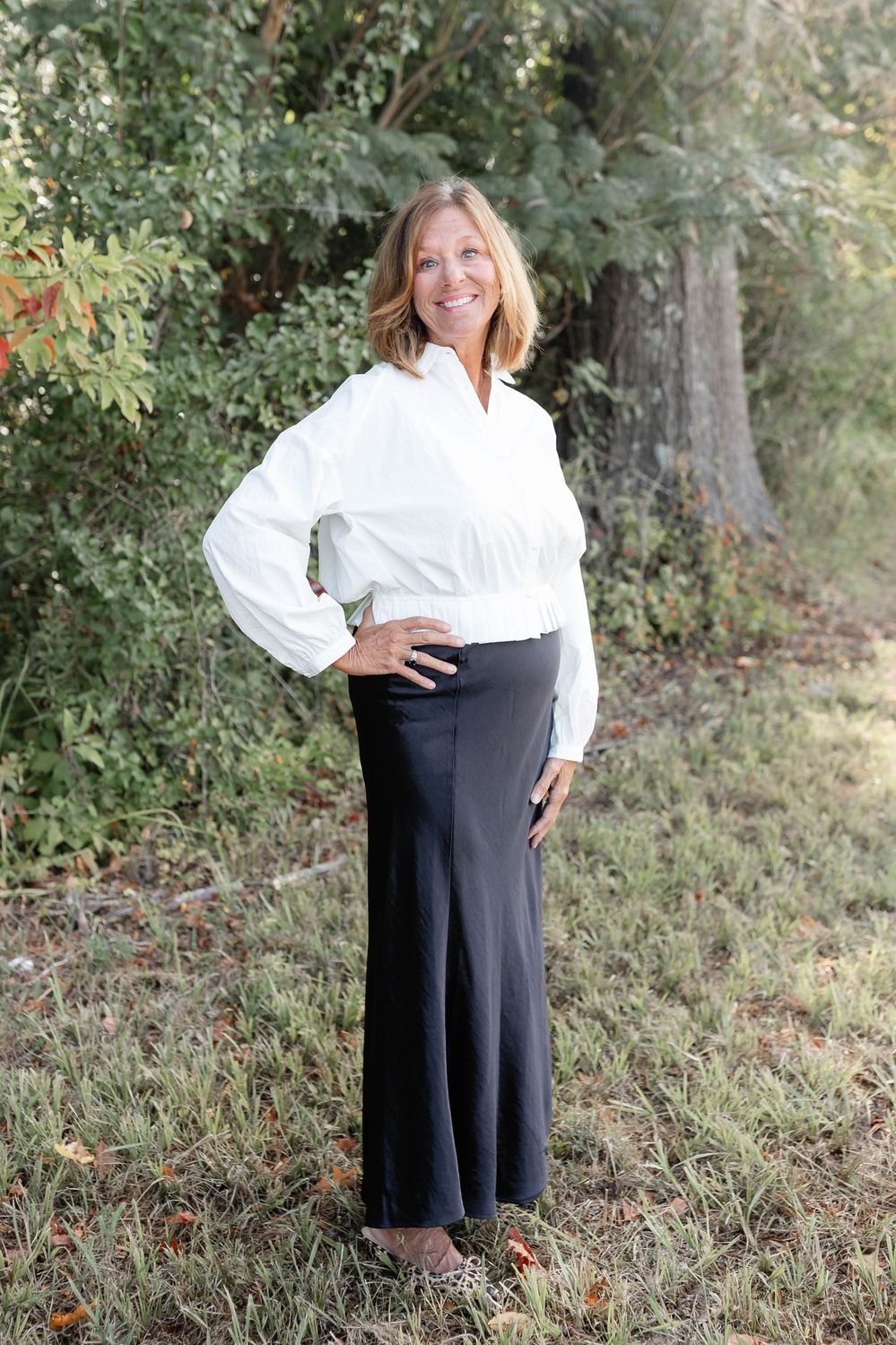 Pleated Hem Shirt