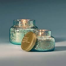 Volcano Aqua Opaline 19 oz  Signature Jar
