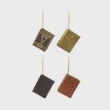 Fabric Book Ornament