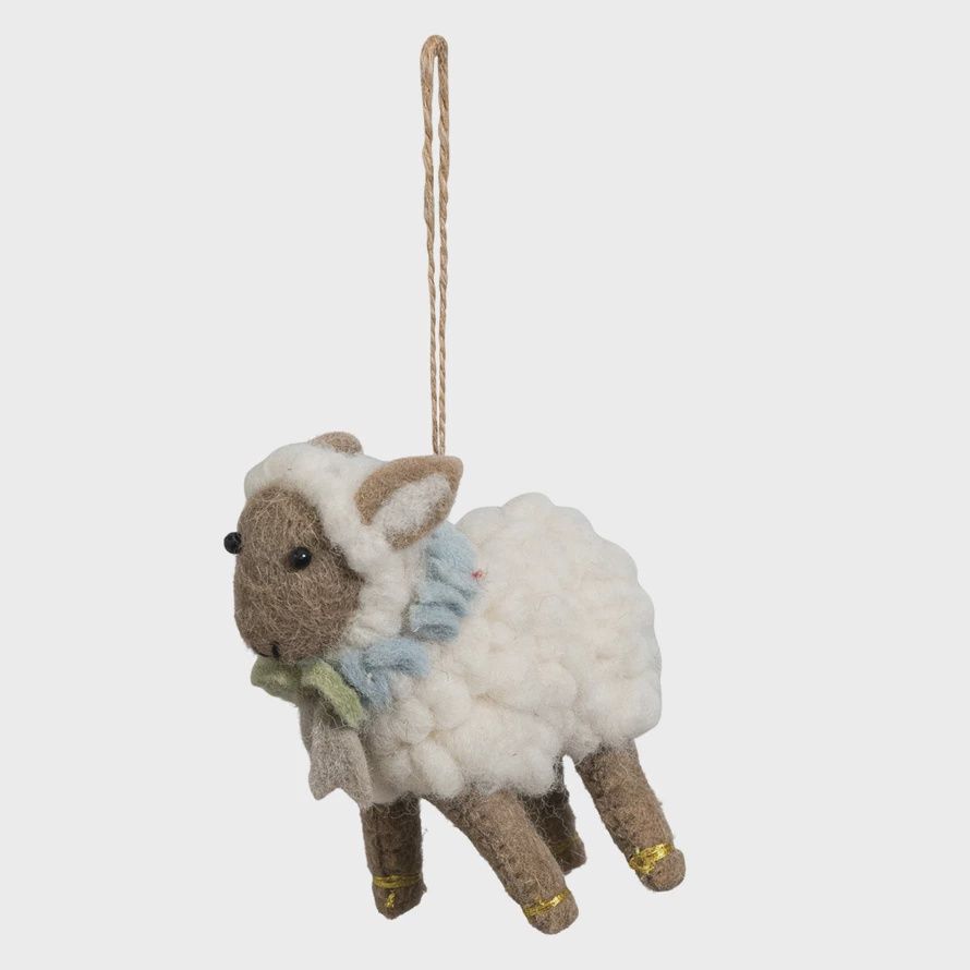 Felt Sheep Ornament