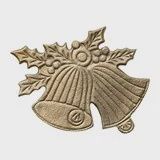 Holly and Bell Gold Trivet