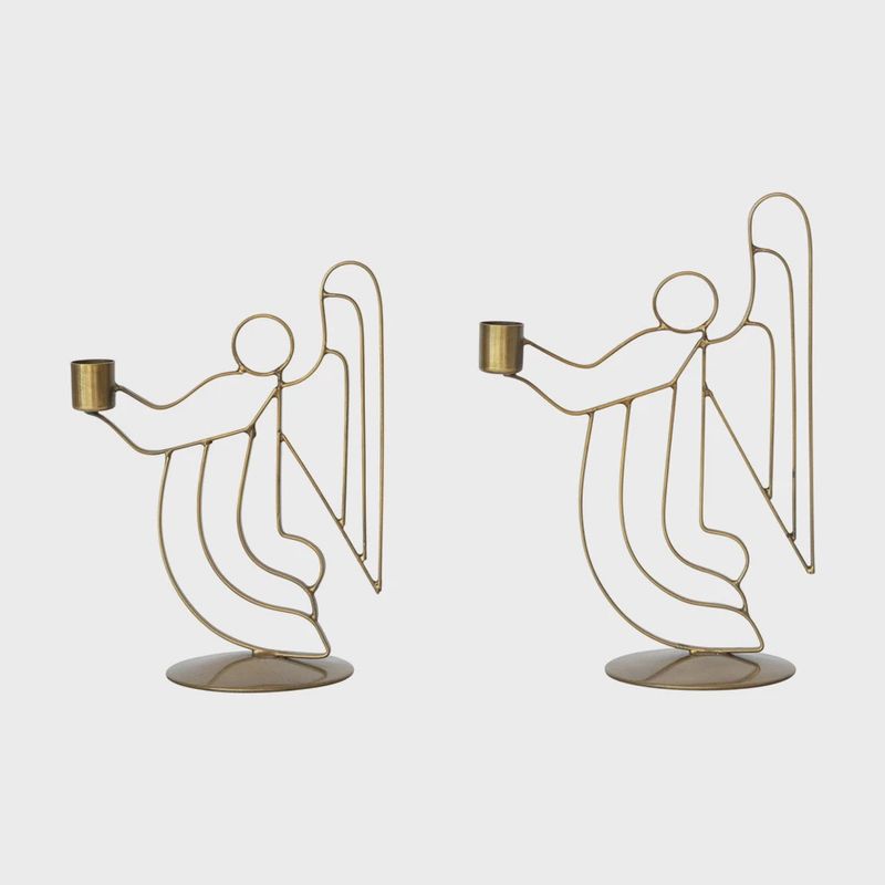 Metal Angel Taper Holders