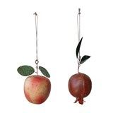 Metal Fruit Ornaments
