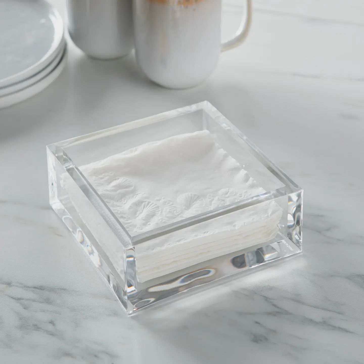 Acrylic Cocktail Napkin Caddy