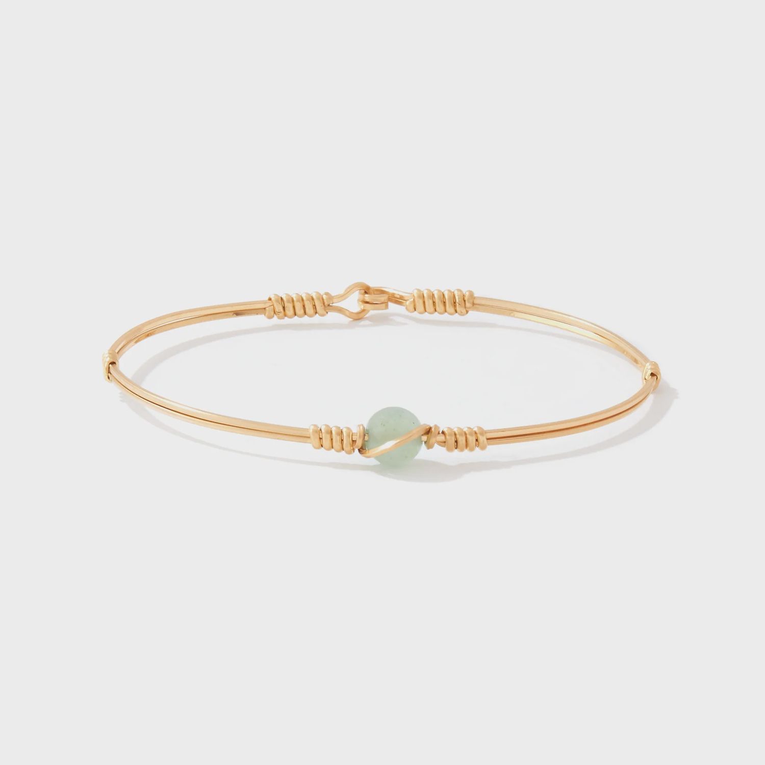 Breathe, Color: Aventurine, Material: Gold, Size: 6