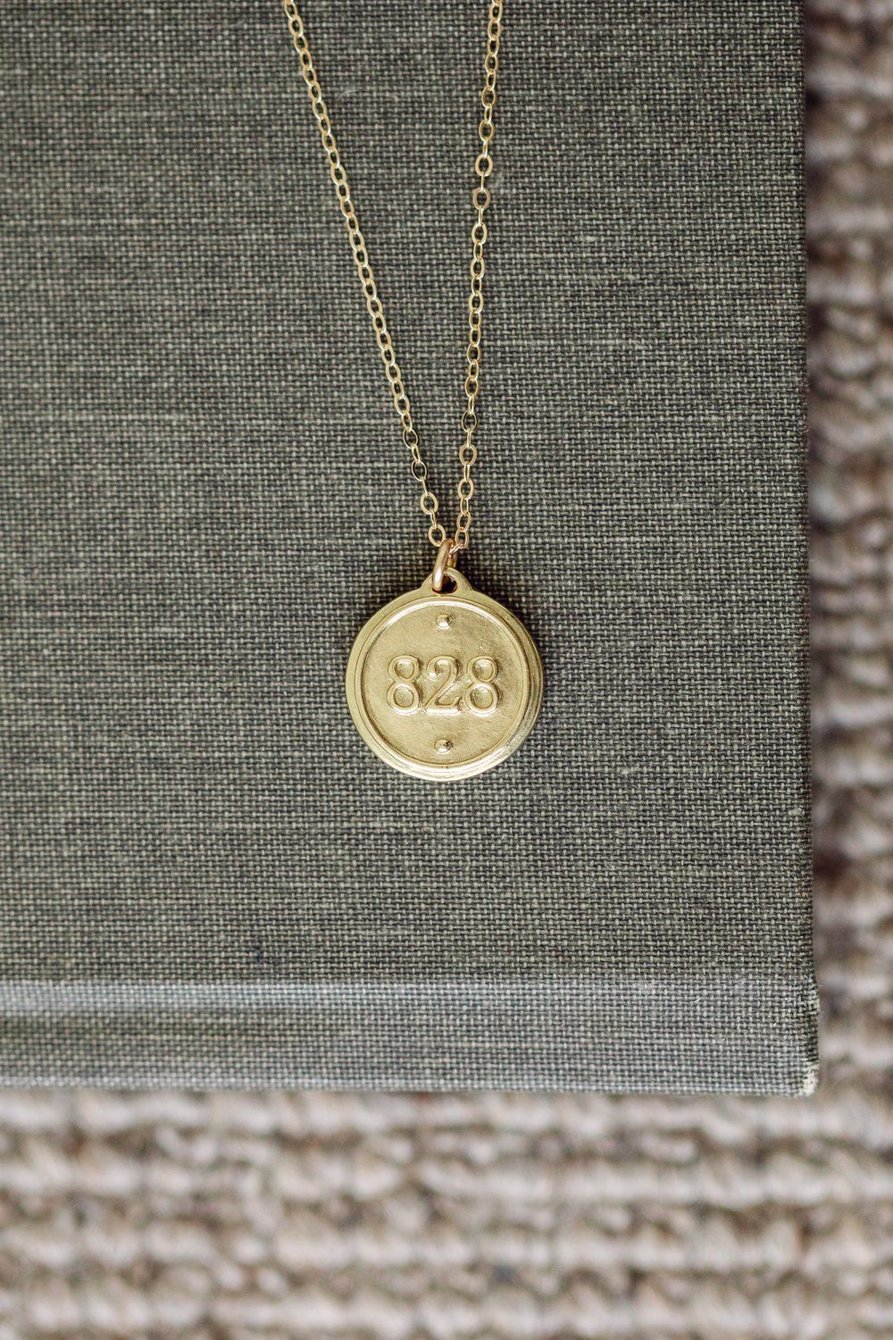 Romans 8:28 Petite Gold Necklace