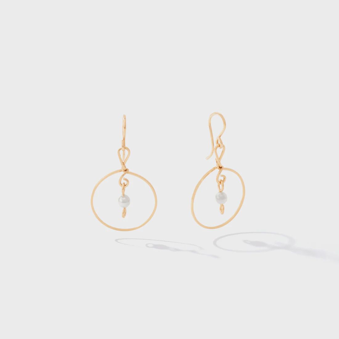 Always By My Side Earrings, Color: Gold