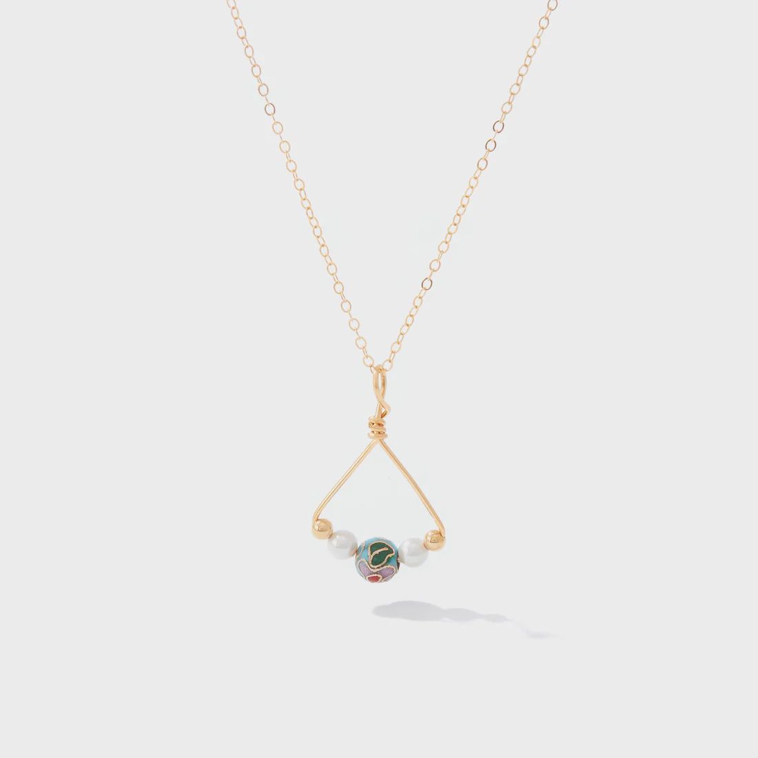 My Whole World Pendant, Color: Gold