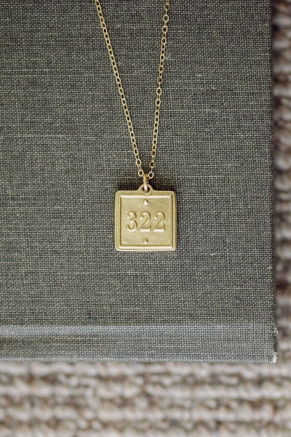 Lamentations 3:22 Petite Gold Necklace
