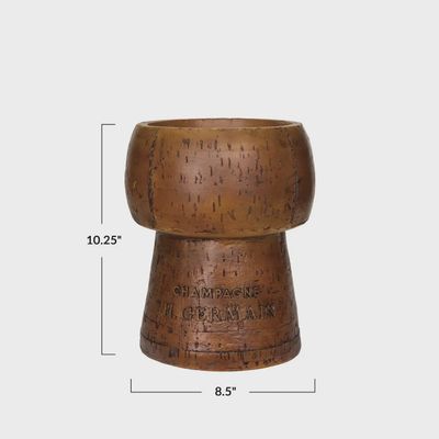Vintage Reproduction Cork Shaped Ice Bucket