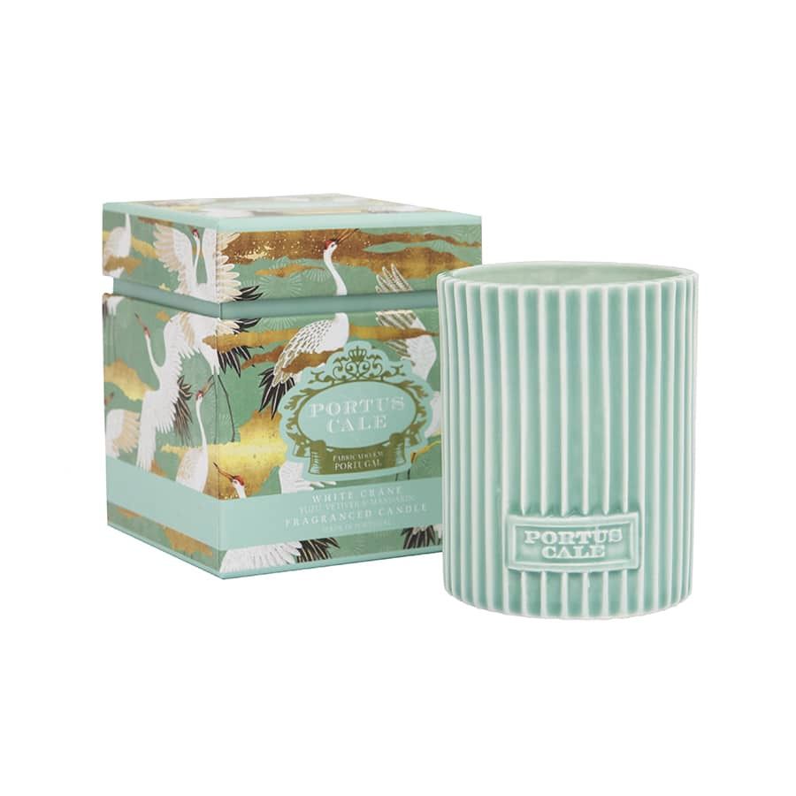 White Crane Candle