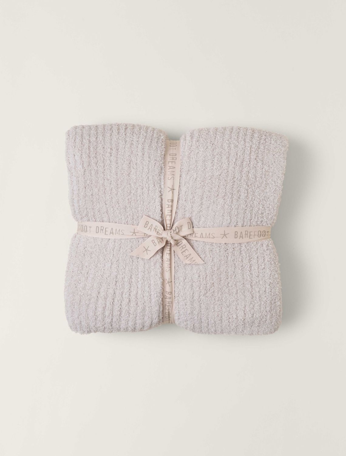 King Ribbed Bed Blanket, Color: Stone