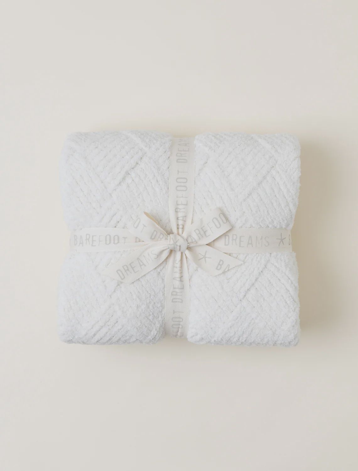 CC Diamond Weave Blanket, Color: Cream