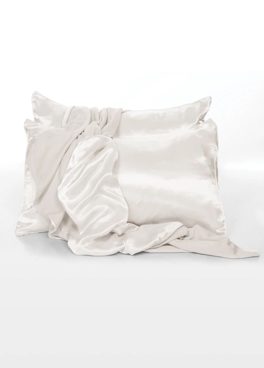 Set of 2 Pillowcase, Color: Pearl, Size: Queen