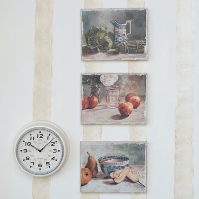 Kitchen Canvas w Still Life Fruit Image