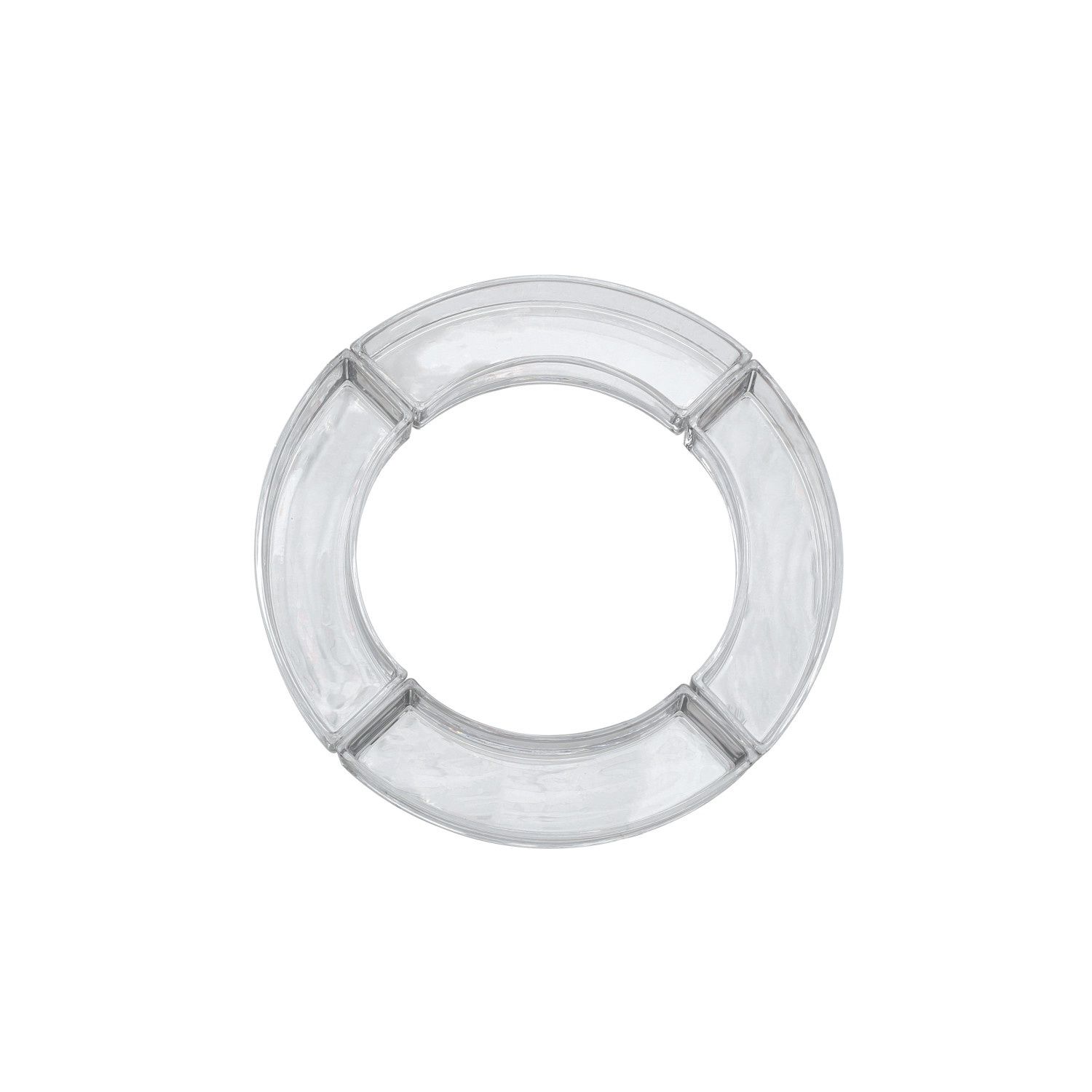 Clear Glass Appetizer Ring/Votive Holder