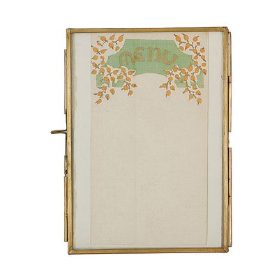 Brass Glass Folding 5x7 Frame