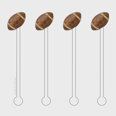 Vintage Football Stir Sticks
