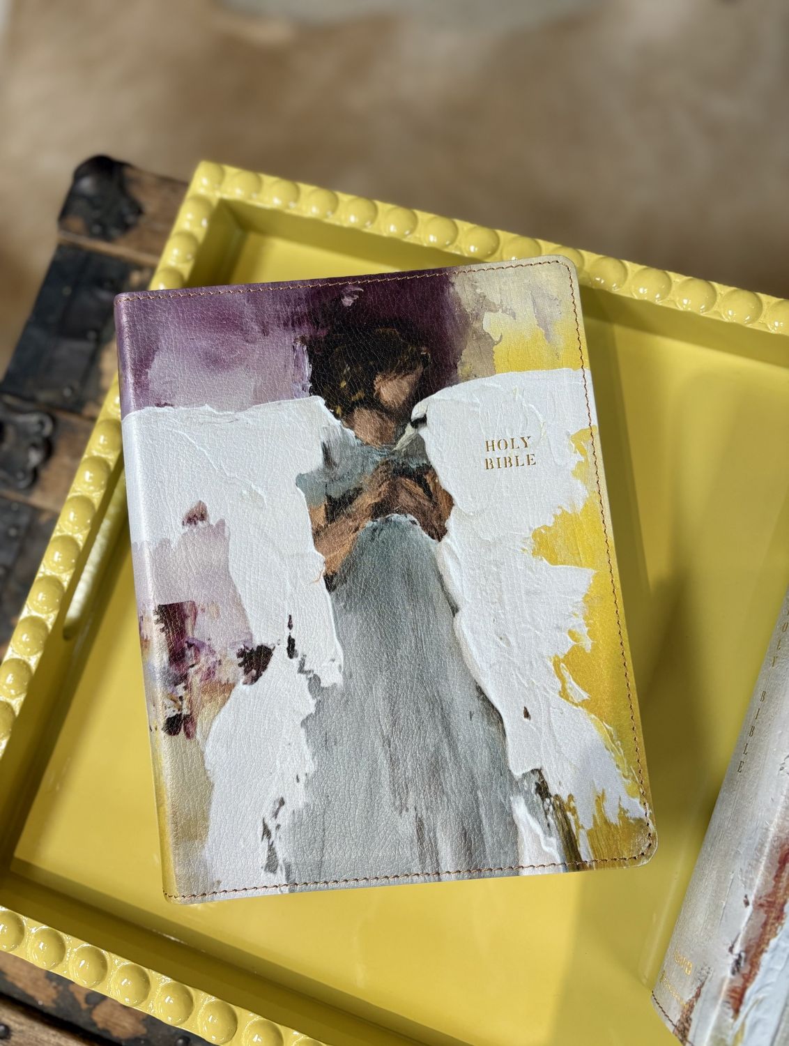 Anne Neilson NRSV Holy Bible Yellow Purple