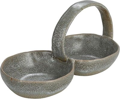 Double Condiment Bowl with Handle