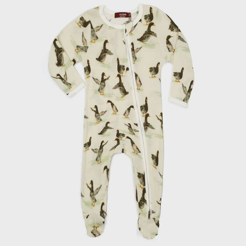 Zipper Footed Romper