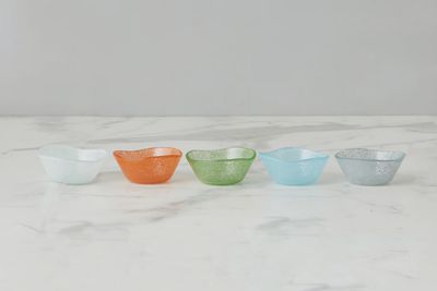 Glass Dipping Bowl/Spoon