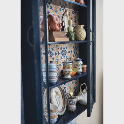 Blue Glass Cabinet