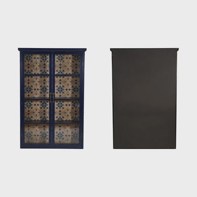 Blue Glass Cabinet