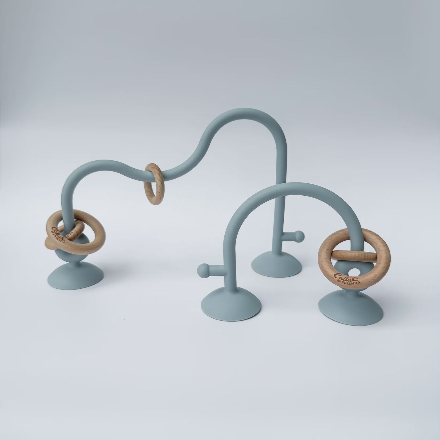 Suction Table Toy, Color: Powder Blue