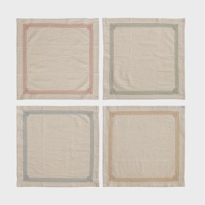 Napkin Set with Embroidery