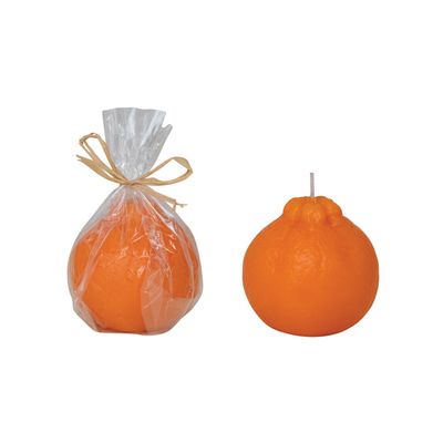 Orange Shaped Candle