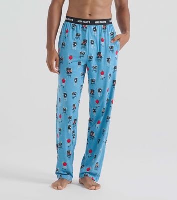 Flaming BBQ Man Pants
