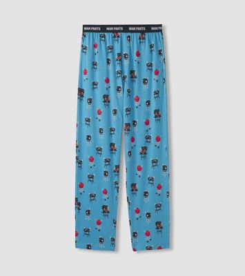 Flaming BBQ Man Pants