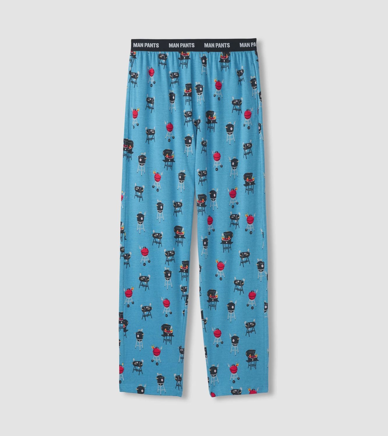Flaming BBQ Man Pants, Size: Small