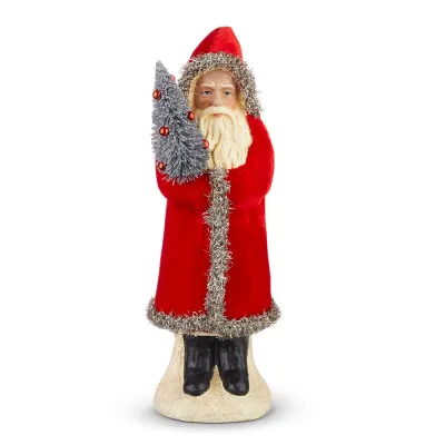 12" Velvet Santa