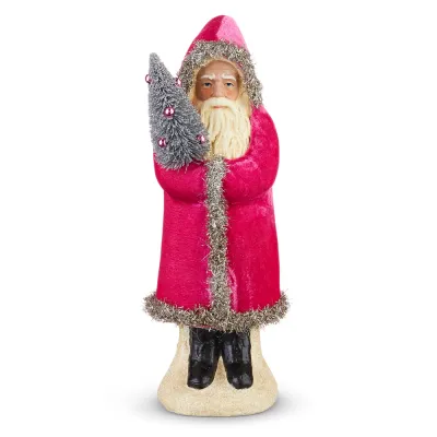 12" Velvet Santa