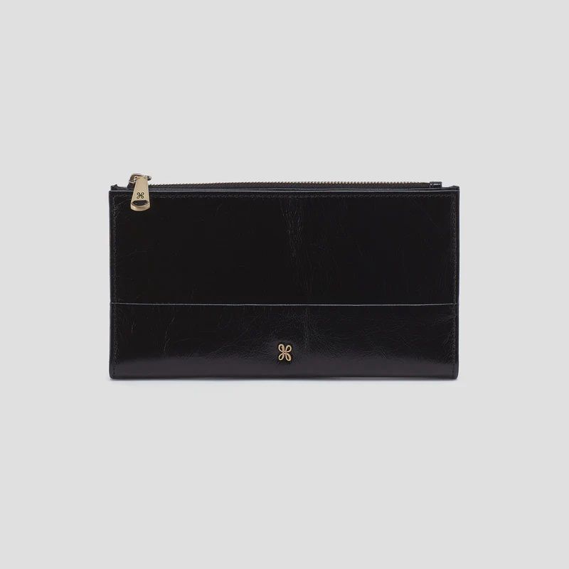 Jill Large Bifold, Color: Black