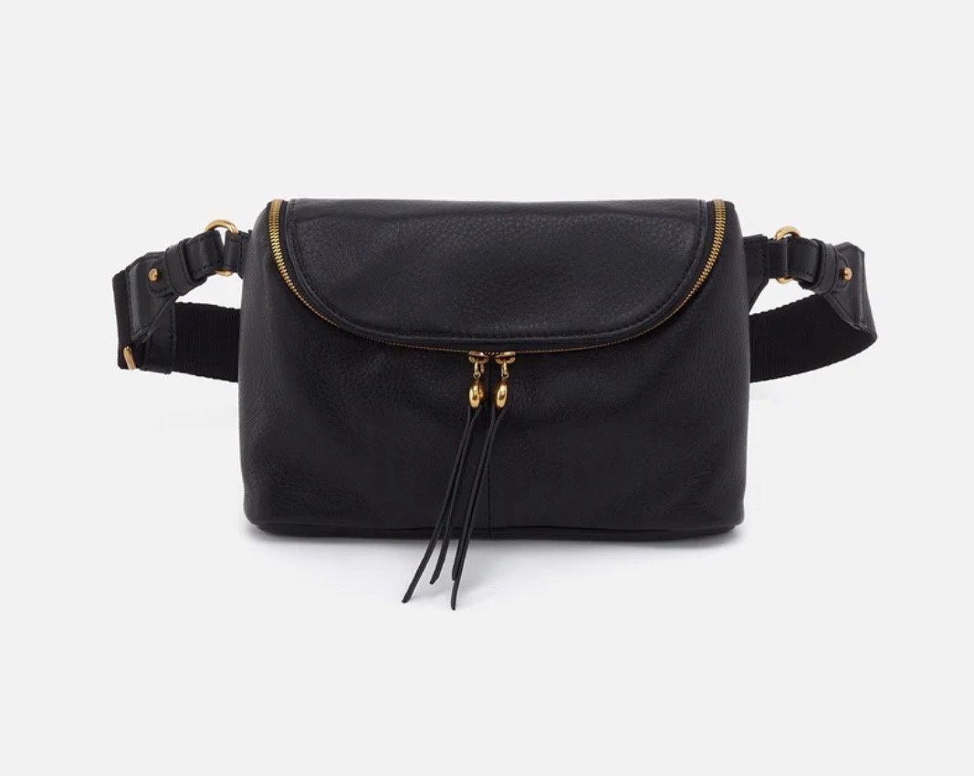 Fern Large Belt Bag, Color: Black