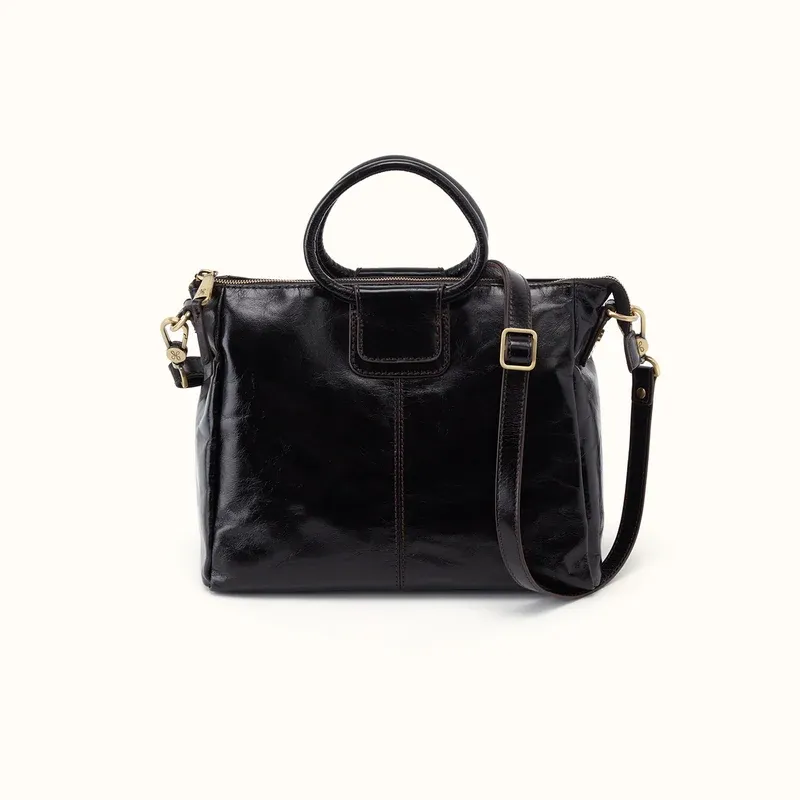 Shelia Medium Satchel, Color: Black