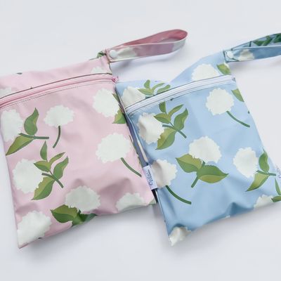 The Grayson Long Sleeve Bib - Hydrangeas