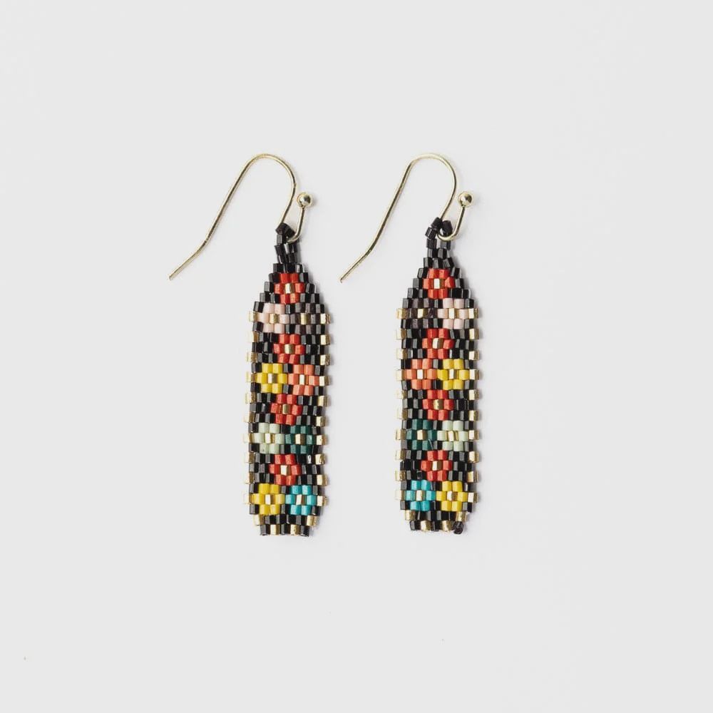 Nadia Petite Luxe Earrings, Color: Black